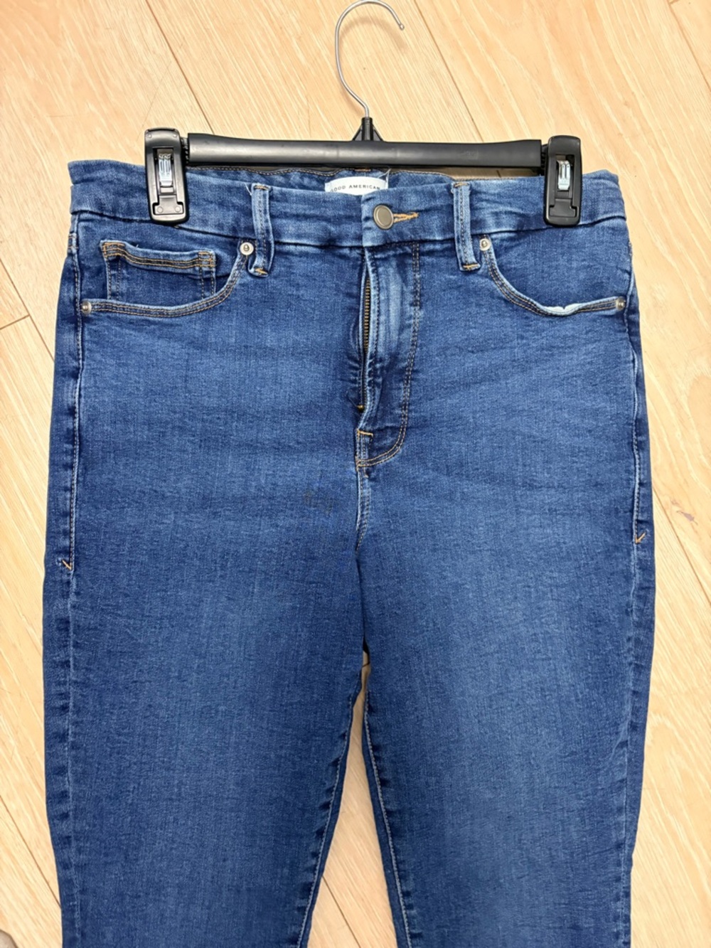 Good American Good Legs Skinny Jeans Blue Denim (Size 10 / 30)